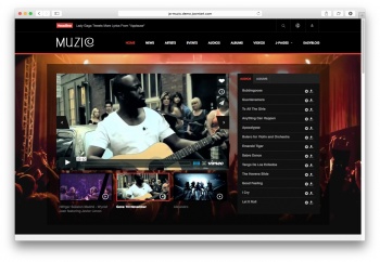JA Muzic - шаблон для музыкальных и новостных порталов